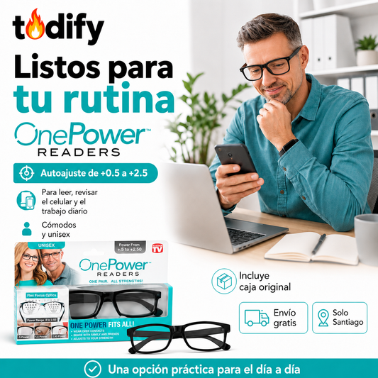 OnePower Readers - Lentes con Autofoco y Filtro Azul