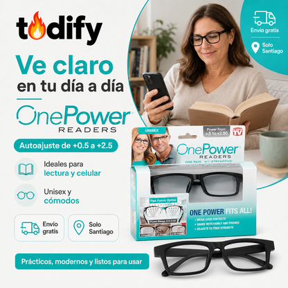 OnePower Readers - Lentes con Autofoco y Filtro Azul